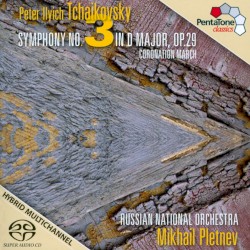 Tchaikovsky: Symphony no. 3 / Russian National Orchestra, Mikhail Pletnev by Tchaikovsky ;   Russian National Orchestra  &   Mikhail Pletnev