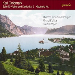 Suite für Violine und Klavier Nr. 2 / Klaviertrio Nr. 1 by Karl Goldmark ;   Thomas Albertus Irnberger ,   Michal Kaňka ,   Pavel Kašpar