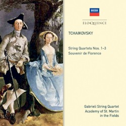 String Quartets nos. 1-3 / Souvenir de Florence by Tchaikovsky ;   Gabrieli String Quartet ,   Academy of St Martin in the Fields
