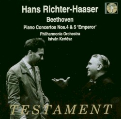 Piano Concertos nos. 4, 5 “Emperor” by Beethoven ;   Hans Richter-Haaser ,   Philharmonia Orchestra ,   István Kertész