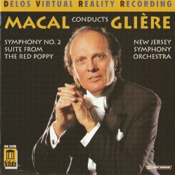 Symphony no. 2 / Suite from "The Red Poppy" by Glière ;   Mácal ,   New Jersey Symphony Orchestra