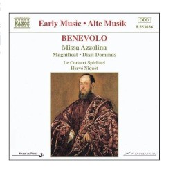 Missa Azzolina and Other Sacred Music by Orazio Benevolo ;   Le Concert Spirituel ,   Hervé Niquet