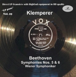 Symphonies Nos. 5 & 6 by Beethoven ;   Wiener Symphoniker ,   Otto Klemperer