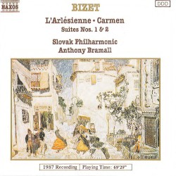 Carmen / L'Arlésienne (Suites) by Georges Bizet ;   Slovak Philharmonic ,   Anthony Bramall