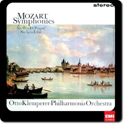 Symphony no. 38 In D, "Prague" / Symphony no. 39 In E flat by Mozart ;   Philharmonia Orchestra ,   Otto Klemperer