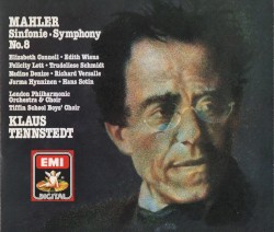 Symphony no. 8 by Gustav Mahler ;   London Philharmonic Orchestra  and   Choir ,   Tiffin School Boys' Choir ,   Klaus Tennstedt