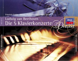 Die 5 Klavierkonzerte by Ludwig van Beethoven ;   Friedrich Gulda ,   Wiener Philharmoniker ,   Horst Stein