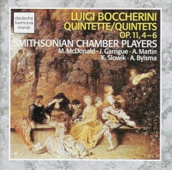 Quintette/Quintets, Op.11, 4-6 by Luigi Boccherini ;   Smithsonian Chamber Players