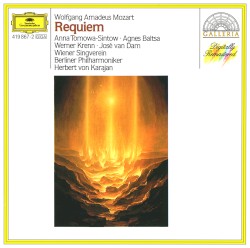 Requiem by Wolfgang Amadeus Mozart ;   Anna Tomowa‐Sintow ,   Agnes Baltsa ,   Werner Krenn ,   José van Dam ,   Wiener Singverein ,   Berliner Philharmoniker ,   Herbert von Karajan