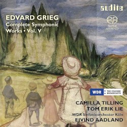Complete Symphonic Works, Vol. V by Edvard Grieg ;   WDR Sinfonieorchester Köln ,   Eivind Aadland ,   Camilla Tilling  &   Tom-Erik Løe