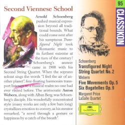 Neue Wiener Schule by Schönberg ,   Webern ;   Margaret Price ,   Lasalle Quartet