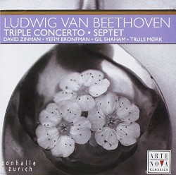 Triple Concerto op. 56 / Septet op. 20 by Beethoven ;   Yefim Bronfman ,   Gil Shaham ,   Truls Mørk ,   Tonhalle‐Orchester Zürich ,   David Zinman