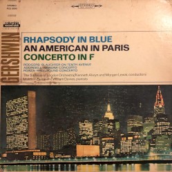 Rhapsody In Blue / An American In Paris / Concerto In F by Gershwin ,   Rodgers ,   Adinsell ,   Rosza ;   The Sinfonia of London Orchestra ,   Kenneth Alwyn ,   Morgan Lewis ,   Malcolm Binns ,   William Davies