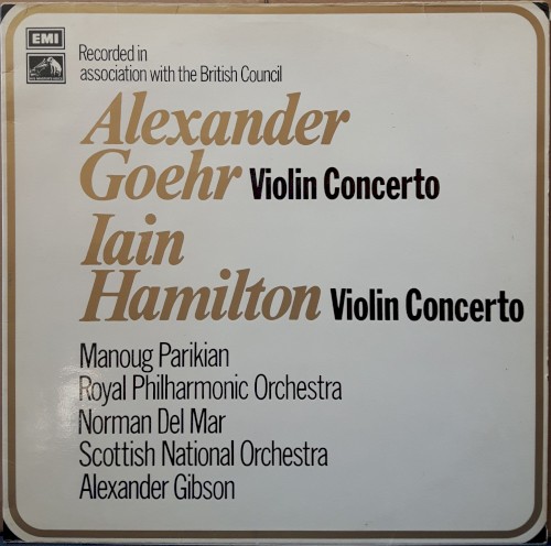 Alexander Goehr: Violin Concerto / Iain Hamilton: Violin Concerto
