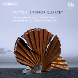 String Quartet no. 2 / 3 Divertimenti / Miniature Suite / String Quartet in D by Britten ;   Emperor Quartet