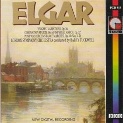 "Enigma" Variations / Coronation March / Imperial March / Pomp and Circumstance Marches by Elgar ;   London Symphony Orchestra ,   Barry Tuckwell
