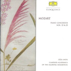 Piano Concertos nos. 22 & 23 by Mozart ;   Géza Anda ,   Camerata Academica of the Salzburg Mozarteum