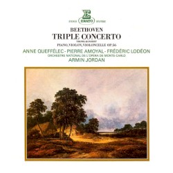 Triple Concerto by Beethoven ;   Anne Queffélec ,   Frédéric Lodéon ,   Pierre Amoyal ,   Orchestre National de l'Opéra de Monte-Carlo ,   Armin Jordan