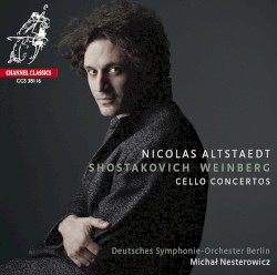 Cello Concertos by Shostakovich ,   Weinberg ;   Nicolas Altstaedt ,   Deutsches Symphonie‐Orchester Berlin ,   Michał Nesterowicz