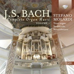 Complete Organ Music, Vol. 1 by Johann Sebastian Bach ;   Stefano Molardi