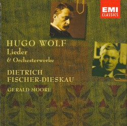 Lieder & Orchesterwerke by Hugo Wolf ;   Dietrich Fischer‐Dieskau ,   Gerald Moore