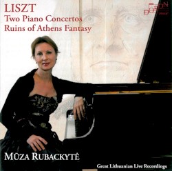Two piano Concertos - Ruins of Athens Fantasy by Franz Liszt ;   Mūza Rubackytė