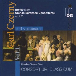 Nonet / Grande Sérénade concertante, op. 126 by Carl Czerny ;   Consortium Classicum ,   Claudius Tanski