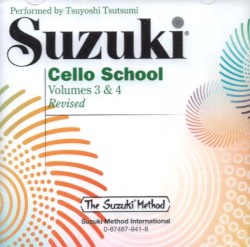Suzuki Cello School, Volumes 3 & 4, Revised by Suzuki Method International ;   Tsuyoshi Tsutsumi