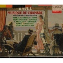 Musique de Chambre by Ravel ;   Ferras ,   Barbizet ,   Jarry ,   Pludermacher ,   Tournus ,   François ,   Tortelier ,   Benoît ,   Jacquillat ,   Quatuor Parrenin