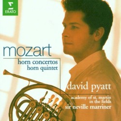 Horn Concertos 1-4 / Horn Quintet by Mozart ;   Academy of St Martin in the Fields ,   Sir Neville Marriner ,   David Pyatt
