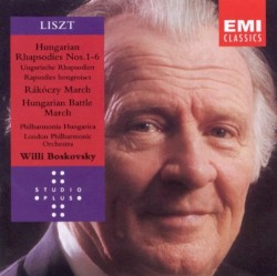 Hungarian Rhapsodies by Liszt ;   Philharmonia Hungarica ,   London Philharmonic Orchestra ,   Willi Boskovsky