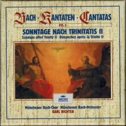 Kantaten, Vol. 5: Sonntage nach Trinitatis II by Bach ;   Münchener Bach‐Chor ,   Münchener Bach‐Orchester ,   Karl Richter