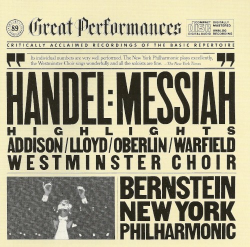CBS Great Performances, Volume 89: Handel: Messiah Highlights
