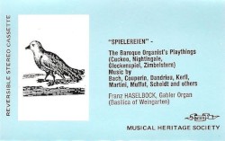 Spielereien: The Baroque Organist's Playthings by Bach ,   Couperin ,   Dandrieu ,   Kerll ,   Martini ,   Muffat ,   Scheidt ;   Franz Haselböck
