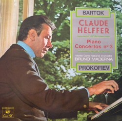 Piano Concertos n° 3 by Bartok ,   Prokofiev ;   Claude Helffer ,   Monte‐Carlo National Orchestra ,   Bruno Maderna