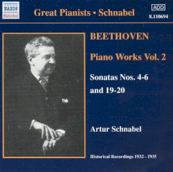Piano Works Vol. 2 by Ludwig van Beethoven ;   Artur Schnabel