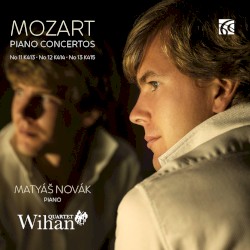 Piano Concertos nos. 11, 12 & 13 by Mozart ;   Matyáš Novák ,   Wihan Quartet