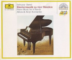 Klaviermusik zu vier Händen by Ravel ,   Debussy ;   Alfons & Aloys Kontarsky