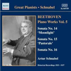 Piano Works, Vol. 5 by Beethoven ;   Artur Schnabel