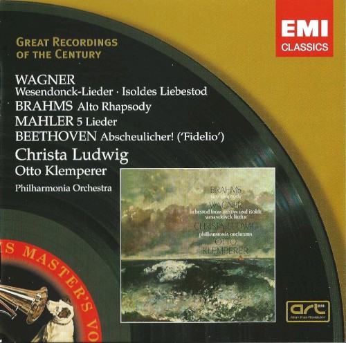 Wagner: Wesendonck Lieder / Isoldes Liebestod / Brahms: Alto Rhapsody / Mahler: 5 Lieder / Beethoven: Abscheulicher! ('Fidelio')