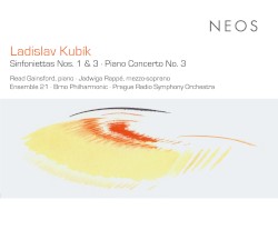 Sinfoniettas nos. 1 & 3 / Piano Concerto no. 3 by Ladislav Kubík ;   Read Gainsford ,   Jadwiga Rappé ,   Ensemble 21 ,   Brno Philharmonic ,   Prague Radio Symphony Orchestra