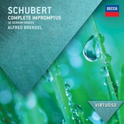Complete Impromptus / 16 German Dances by Schubert ;   Alfred Brendel