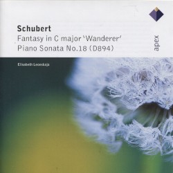 Fantasy in C major "Wanderer" / Piano Sonata no. 18 (D. 894) by Franz Schubert ;   Elisabeth Leonskaja