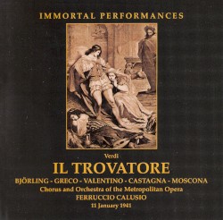 Il trovatore by Giuseppe Verdi ;   Jussi Björling ,   Ferruccio Calusio