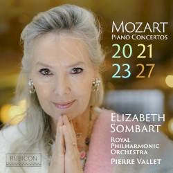 Piano Concertos 20, 21, 23, 27 by Mozart ;   Elizabeth Sombart ,   Royal Philharmonic Orchestra ,   Pierre Vallet