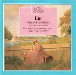 The Great Composers, Volume 45: Enigma Variations, op. 36 / Pomp and Circumstance, op. 39 no. 1 by Sir Edward Elgar ;   London Symphony Orchestra ,   Eduardo Mata ,   Cincinnati Pops Orchestra ,   Erich Kunzel