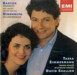 Bartok: Violakonzert / Hindemith: Der Schwanendreher by Bartók ,   Hindemith ;   Tabea Zimmermann ,   Symphonie Orchester des Bayerischen Rundfunks ,   David Shallon