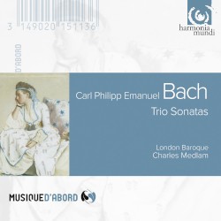 Trio Sonatas by Carl Philipp Emanuel Bach ;   London Baroque ,   Charles Medlam