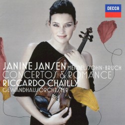 Concertos & Romance by Mendelssohn ,   Bruch ;   Janine Jansen ,   Riccardo Chailly ,   Gewandhausorchester