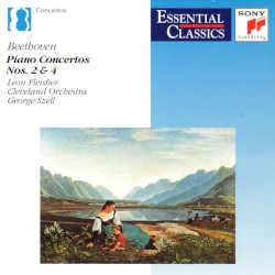 Piano Concertos nos. 2 & 4 by Ludwig van Beethoven ;   Leon Fleisher ,   Cleveland Orchestra ,   George Szell